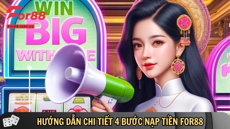 Nạp tiền nhanh chóng trong vòng 4 bước